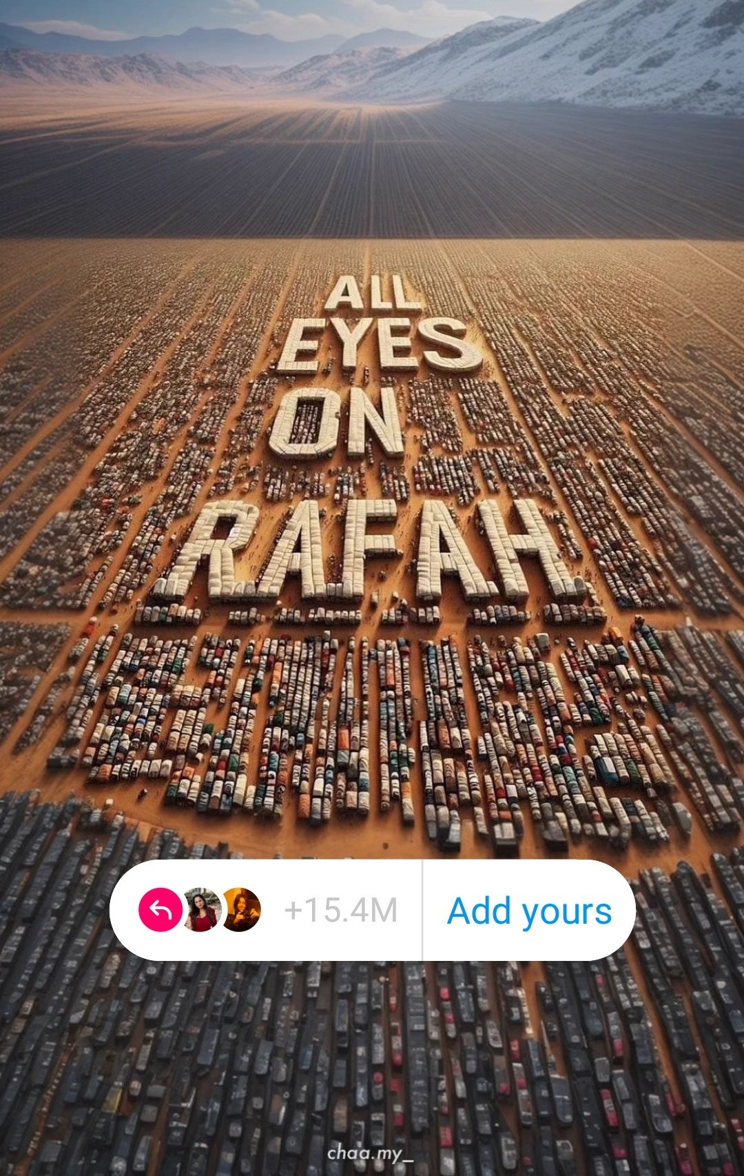 Apa Artinya All Eyes On Rafah yang Ramai di IG Story?