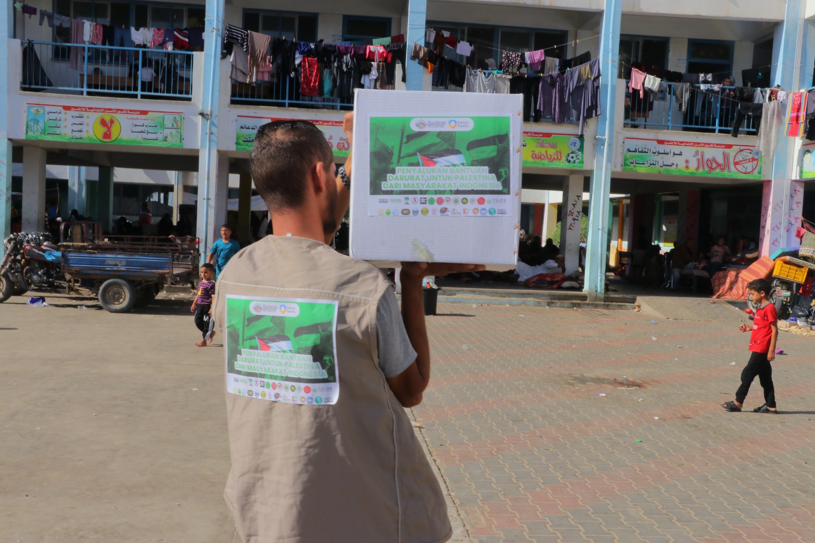 Penyaluran Bantuan untuk korban Agresi Israel 2023