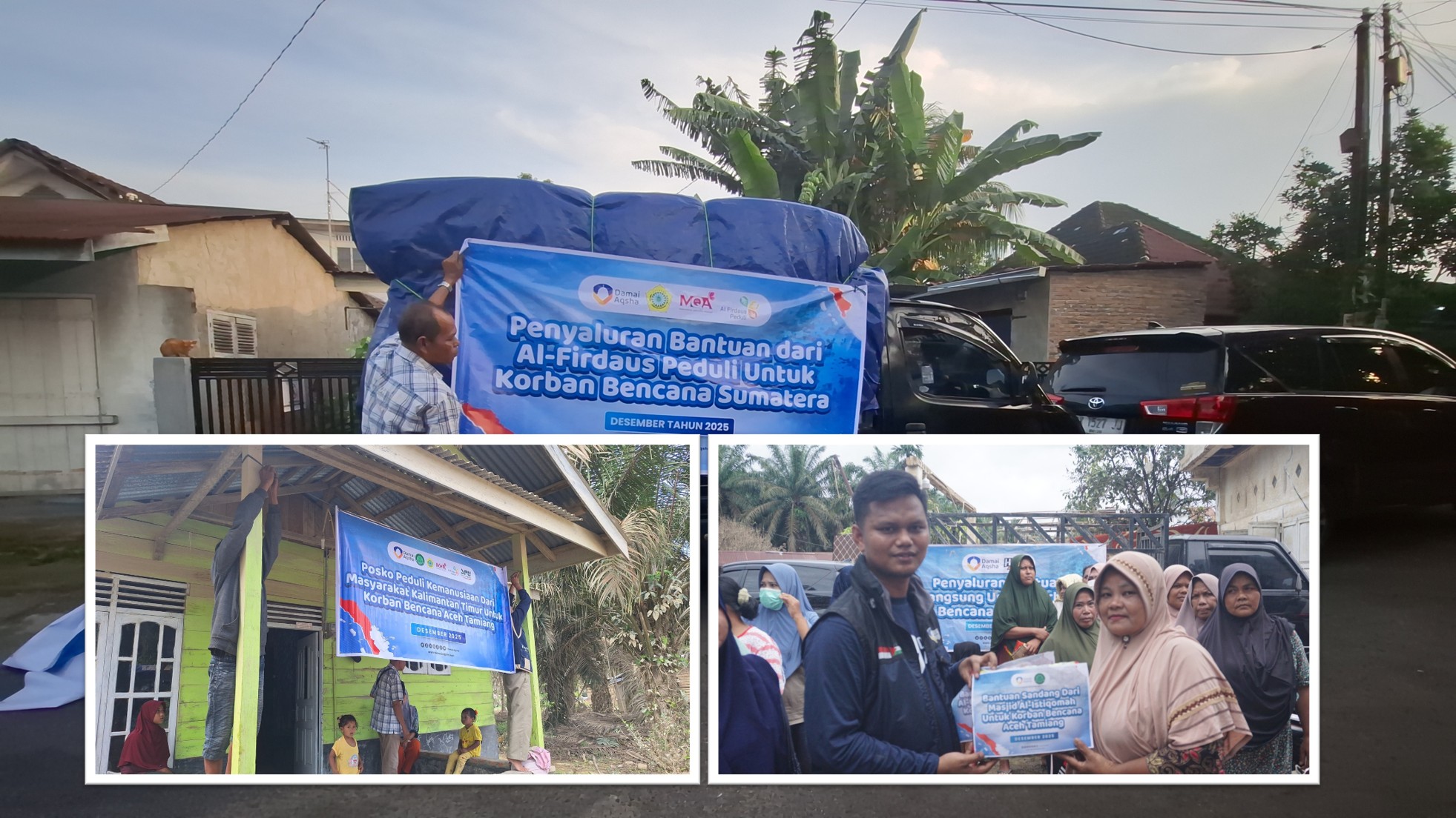 Damai Aqsha Salurkan Bantuan Bencana Alam untuk 500 KK di Sumatra dan Aceh Tamiang